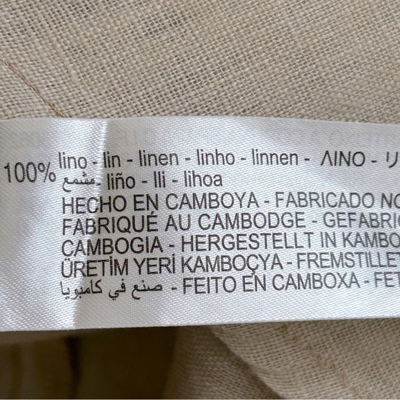 Zara Linen Oversized Button Down Shirt - Picture 5 of 9